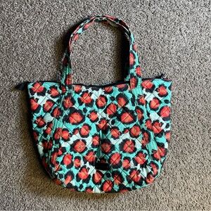 Madden girl quilted tote bag pockets purse weekender large school zip travel‎